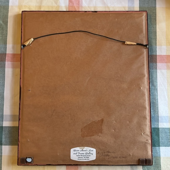 P. Buckley Moss little girl in a field - Picture 4 of 4